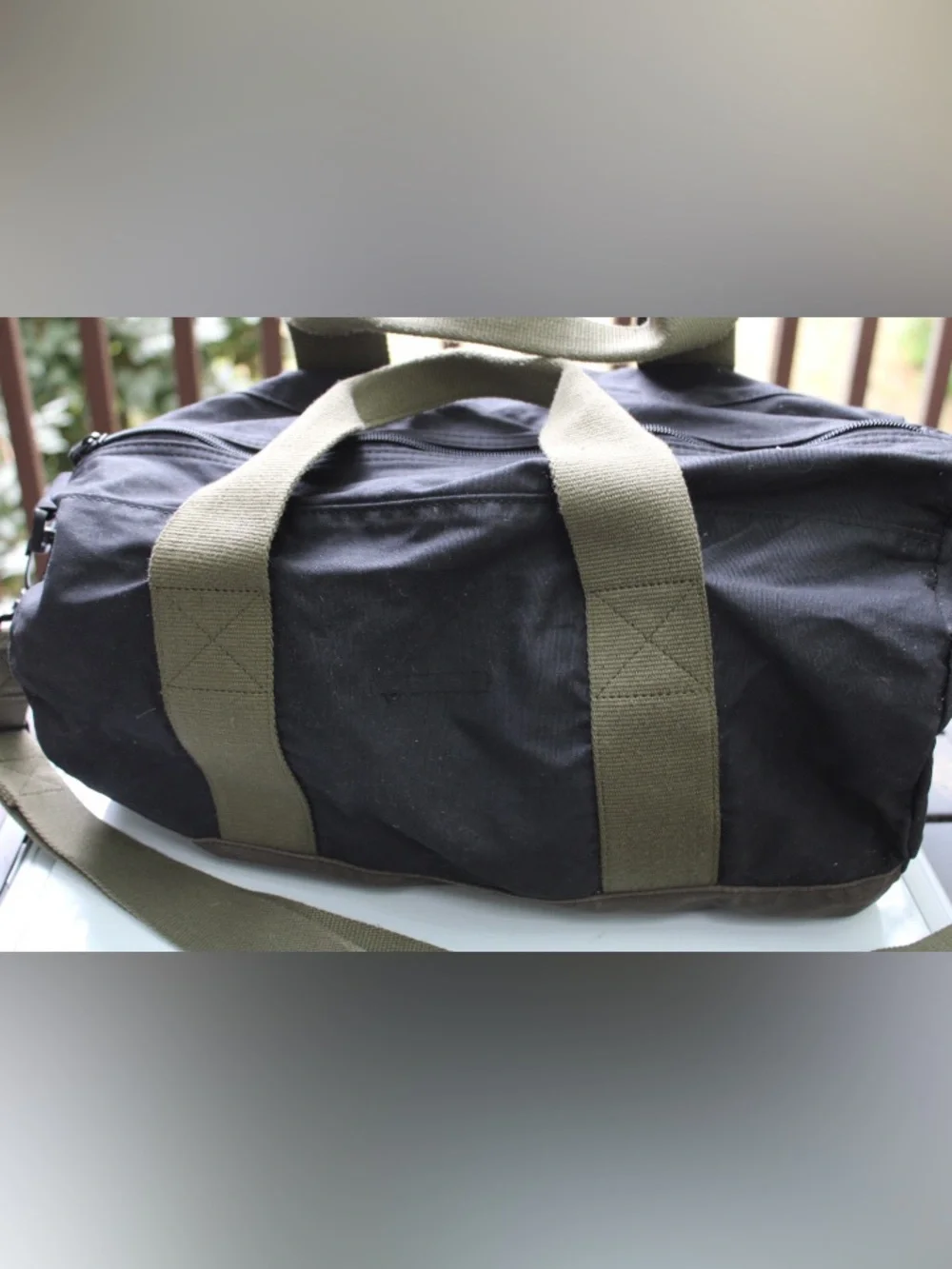 Armani exchange duffel bag